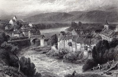 Lauffenberg, Engraved by E.P. Brandard by Myles Birket Foster
